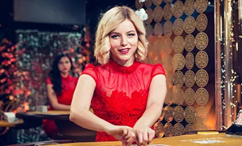 Màn hình ứng dụng 777vin app với trò chơi Baccarat